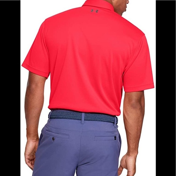 NEW Under Armour Mens Sweat Resistant Heat Gear Polo Golf Shirt Multiple Sizes - Picture 2 of 2